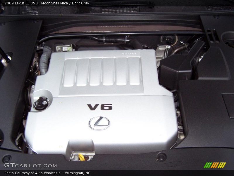 Moon Shell Mica / Light Gray 2009 Lexus ES 350