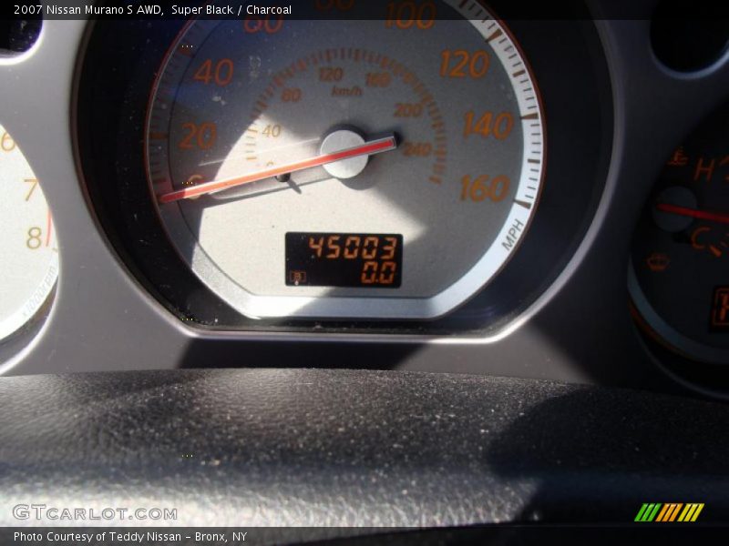 Super Black / Charcoal 2007 Nissan Murano S AWD