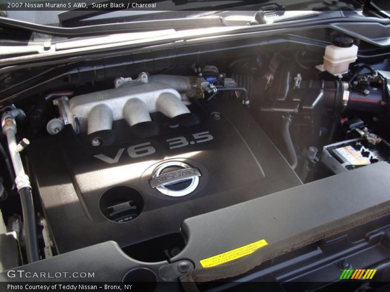 Super Black / Charcoal 2007 Nissan Murano S AWD