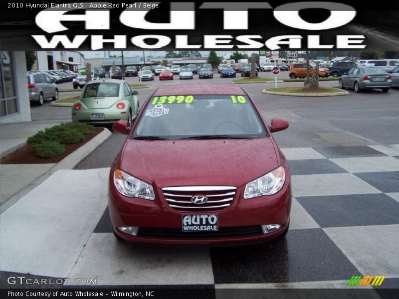 Apple Red Pearl / Beige 2010 Hyundai Elantra GLS