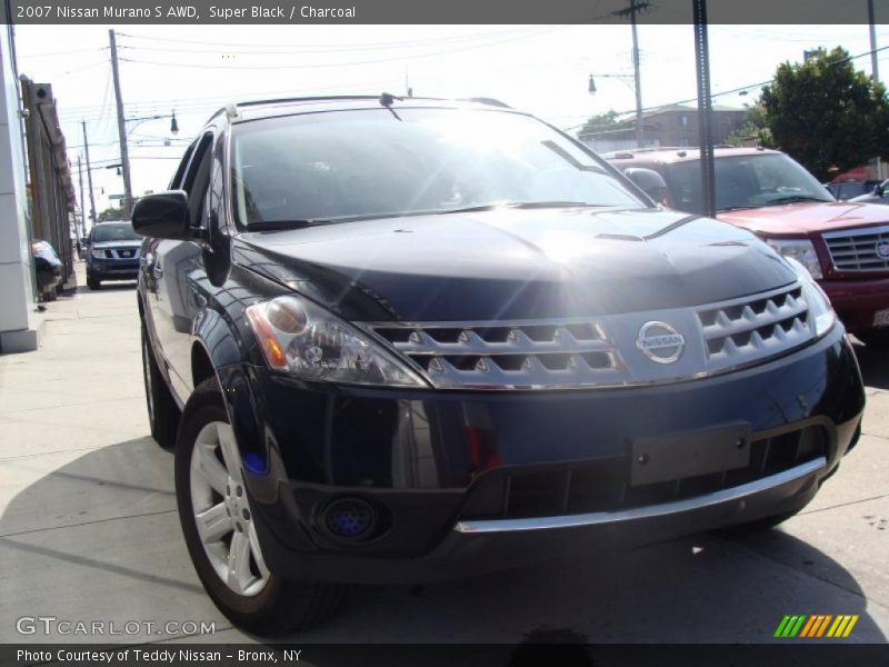 Super Black / Charcoal 2007 Nissan Murano S AWD