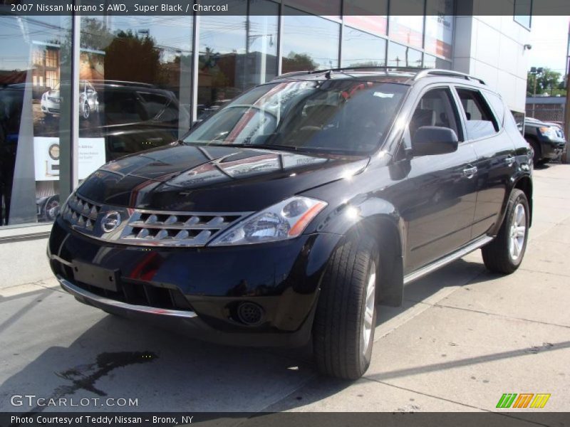 Super Black / Charcoal 2007 Nissan Murano S AWD