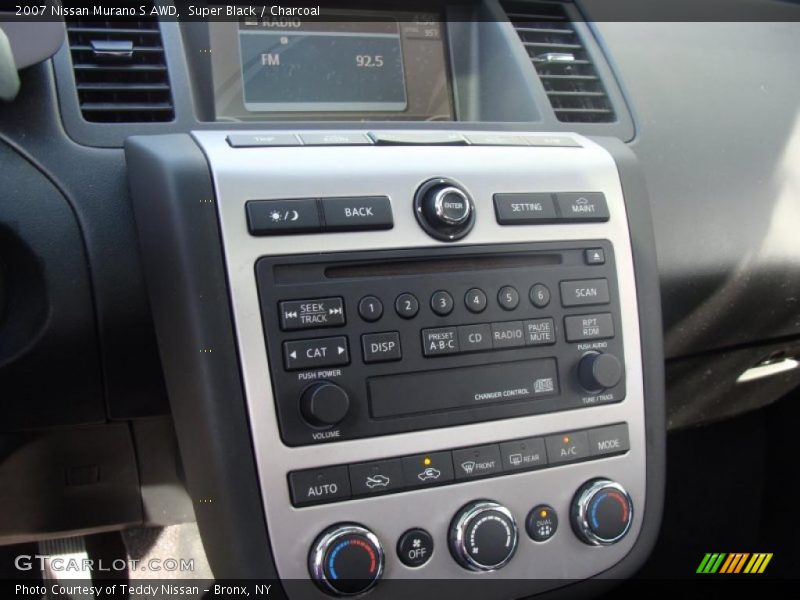 Super Black / Charcoal 2007 Nissan Murano S AWD
