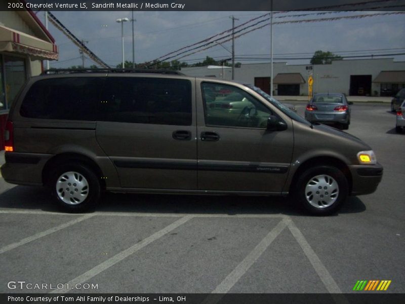 Sandrift Metallic / Medium Gray 2002 Chevrolet Venture LS