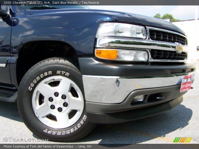Dark Blue Metallic / Tan/Neutral 2005 Chevrolet Tahoe Z71 4x4
