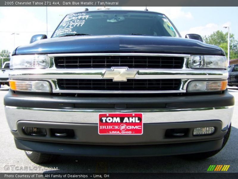 Dark Blue Metallic / Tan/Neutral 2005 Chevrolet Tahoe Z71 4x4