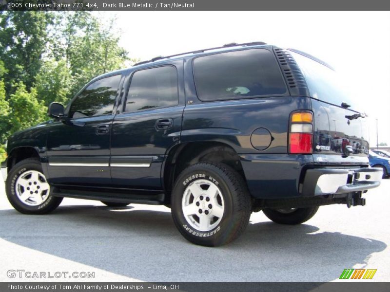 Dark Blue Metallic / Tan/Neutral 2005 Chevrolet Tahoe Z71 4x4