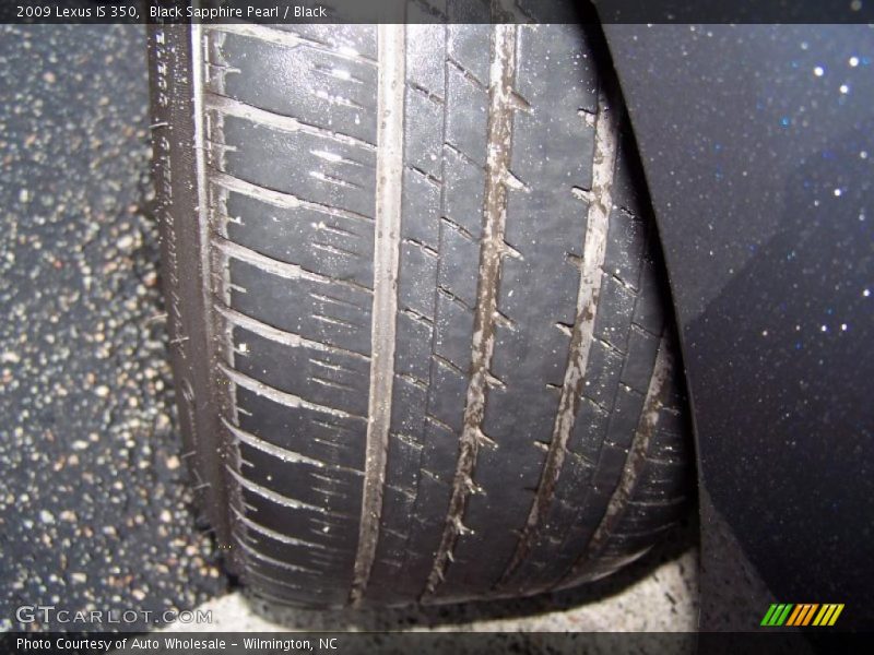 Black Sapphire Pearl / Black 2009 Lexus IS 350