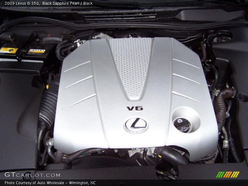 Black Sapphire Pearl / Black 2009 Lexus IS 350