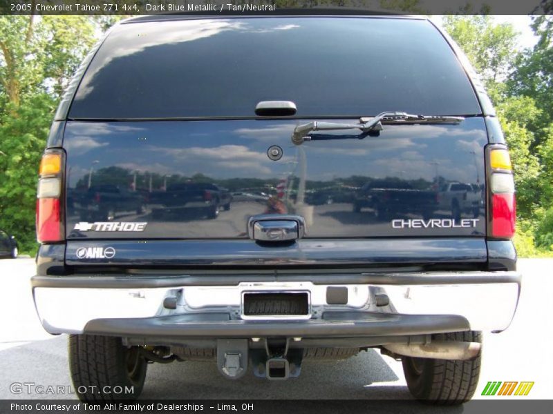 Dark Blue Metallic / Tan/Neutral 2005 Chevrolet Tahoe Z71 4x4