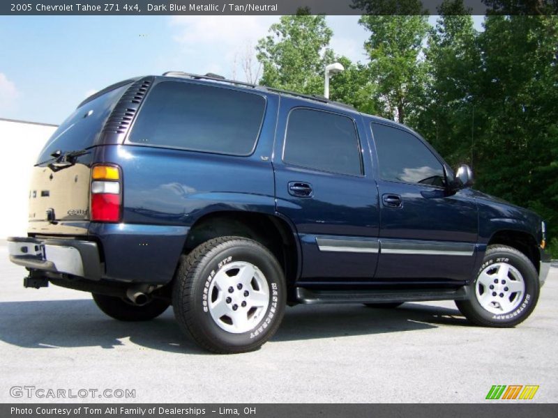 Dark Blue Metallic / Tan/Neutral 2005 Chevrolet Tahoe Z71 4x4