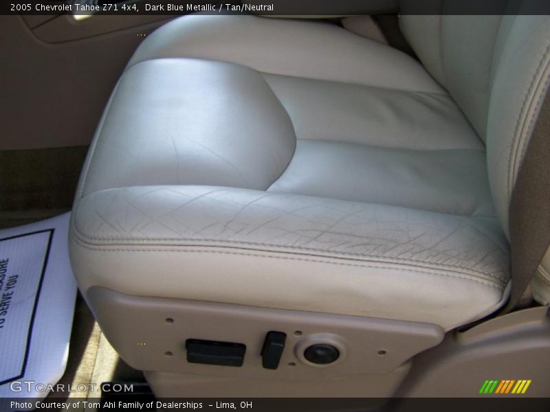 Dark Blue Metallic / Tan/Neutral 2005 Chevrolet Tahoe Z71 4x4