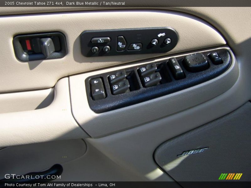 Dark Blue Metallic / Tan/Neutral 2005 Chevrolet Tahoe Z71 4x4
