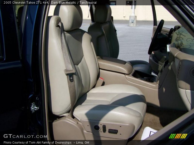 Dark Blue Metallic / Tan/Neutral 2005 Chevrolet Tahoe Z71 4x4