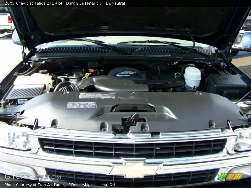 Dark Blue Metallic / Tan/Neutral 2005 Chevrolet Tahoe Z71 4x4