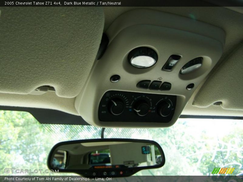 Dark Blue Metallic / Tan/Neutral 2005 Chevrolet Tahoe Z71 4x4