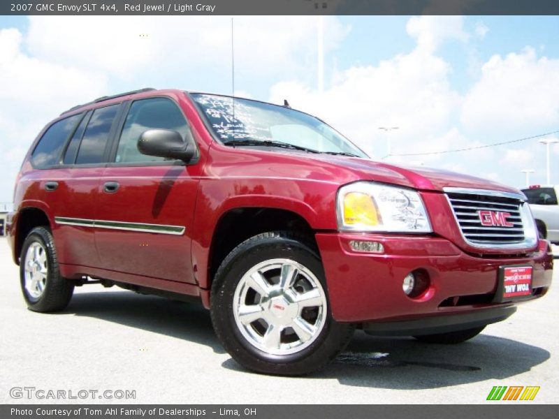 Red Jewel / Light Gray 2007 GMC Envoy SLT 4x4