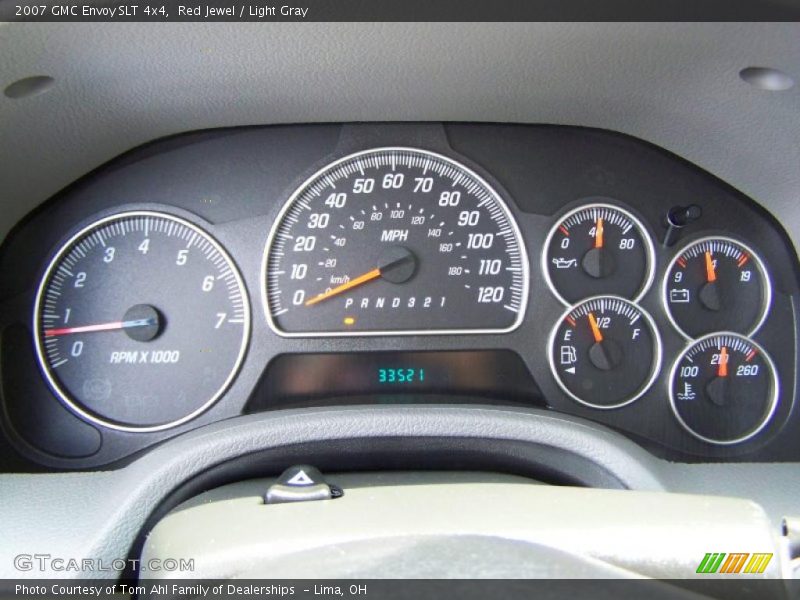 Red Jewel / Light Gray 2007 GMC Envoy SLT 4x4