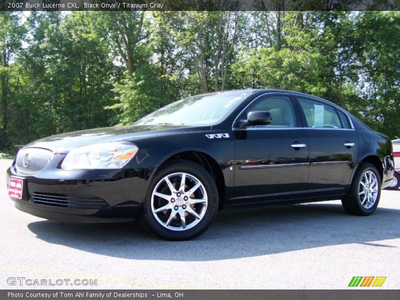 Black Onyx / Titanium Gray 2007 Buick Lucerne CXL