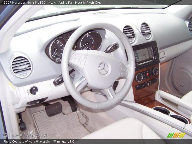 Alpine Rain Metallic / Ash Grey 2007 Mercedes-Benz ML 350 4Matic
