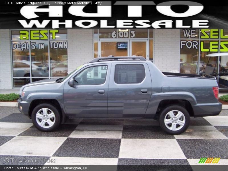 Polished Metal Metallic / Gray 2010 Honda Ridgeline RTL