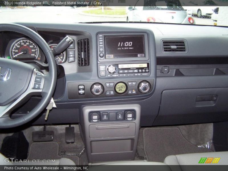 Polished Metal Metallic / Gray 2010 Honda Ridgeline RTL