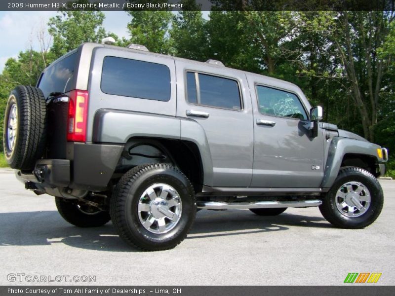 Graphite Metallic / Ebony Black/Pewter 2008 Hummer H3 X