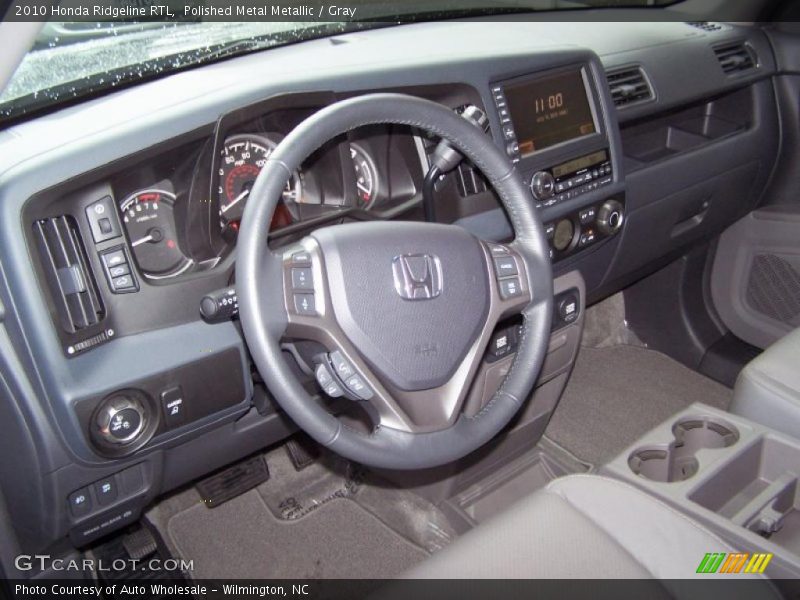 Polished Metal Metallic / Gray 2010 Honda Ridgeline RTL