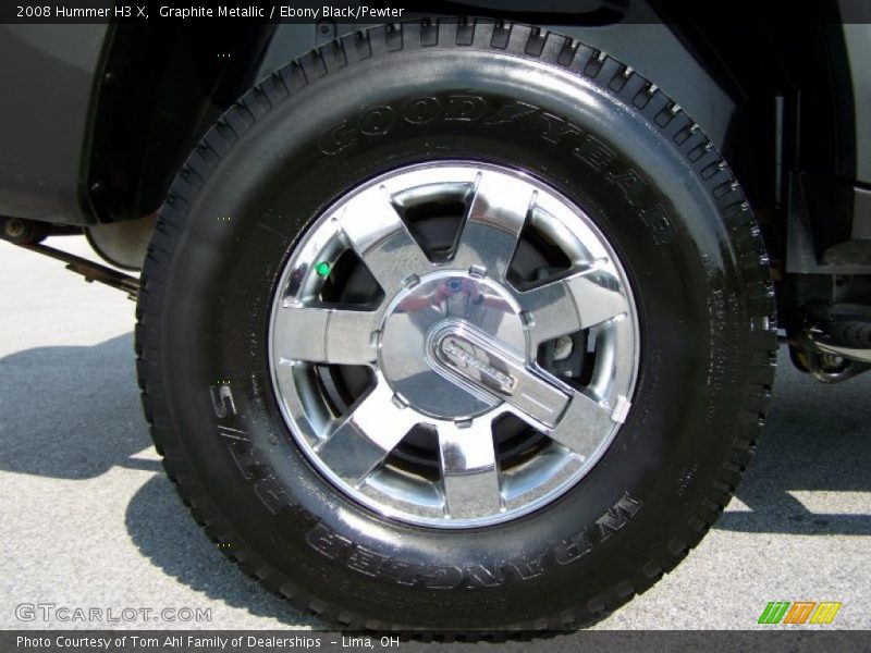 Graphite Metallic / Ebony Black/Pewter 2008 Hummer H3 X