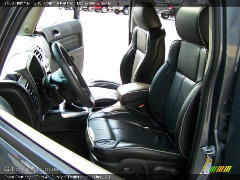 Graphite Metallic / Ebony Black/Pewter 2008 Hummer H3 X