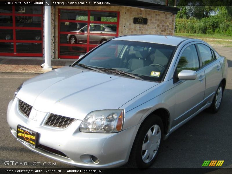 Sterling Silver Metallic / Petrol Gray 2004 Mitsubishi Galant ES