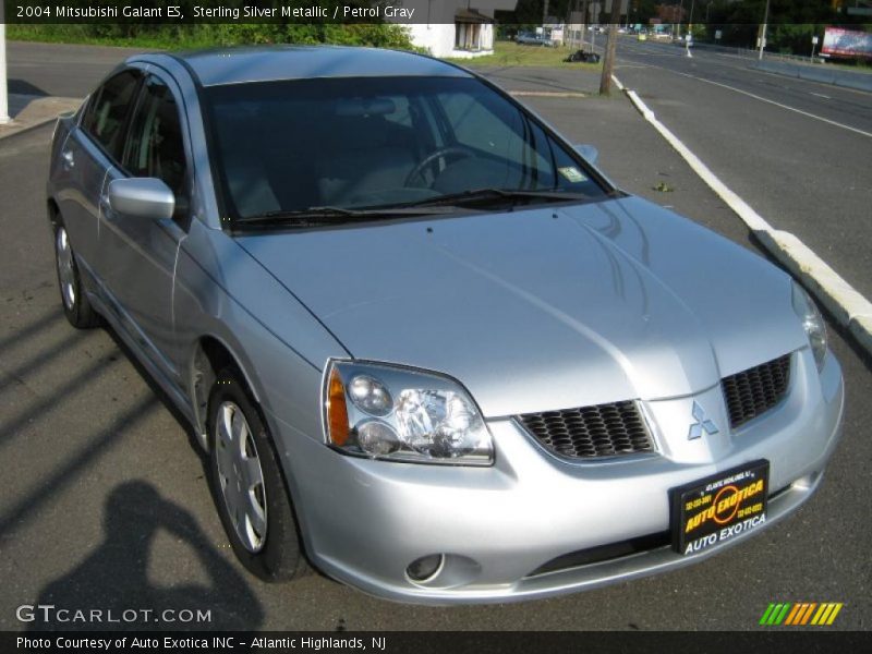Sterling Silver Metallic / Petrol Gray 2004 Mitsubishi Galant ES