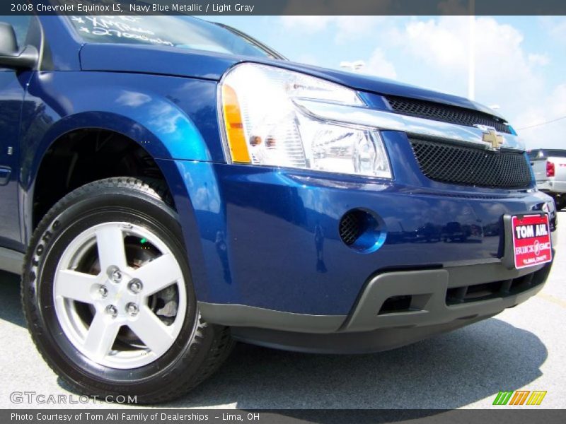 Navy Blue Metallic / Light Gray 2008 Chevrolet Equinox LS