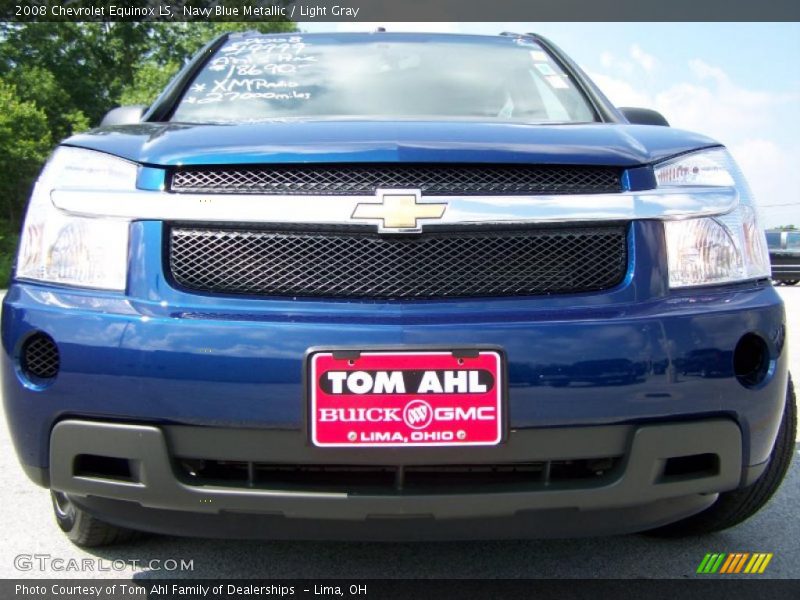 Navy Blue Metallic / Light Gray 2008 Chevrolet Equinox LS