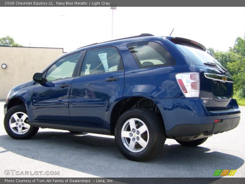 Navy Blue Metallic / Light Gray 2008 Chevrolet Equinox LS