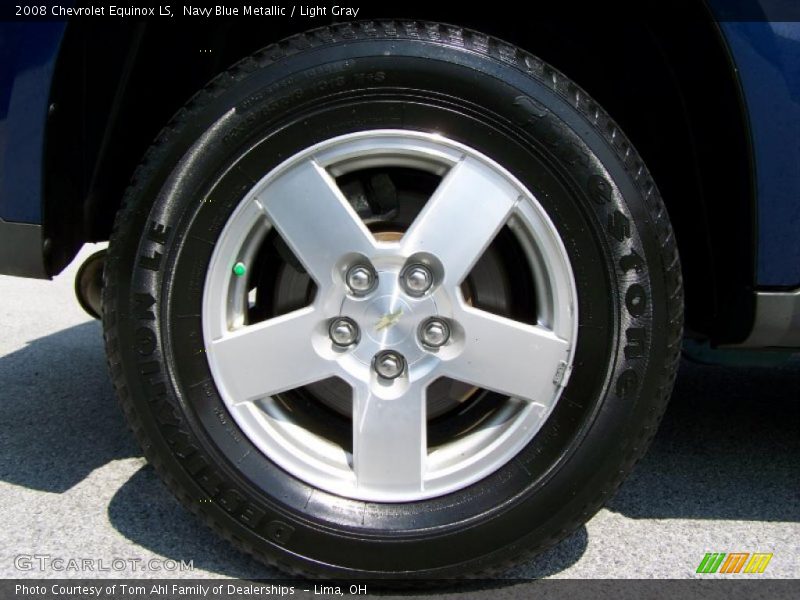 Navy Blue Metallic / Light Gray 2008 Chevrolet Equinox LS