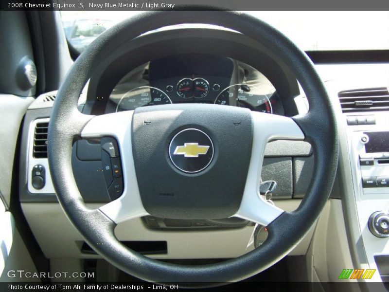 Navy Blue Metallic / Light Gray 2008 Chevrolet Equinox LS