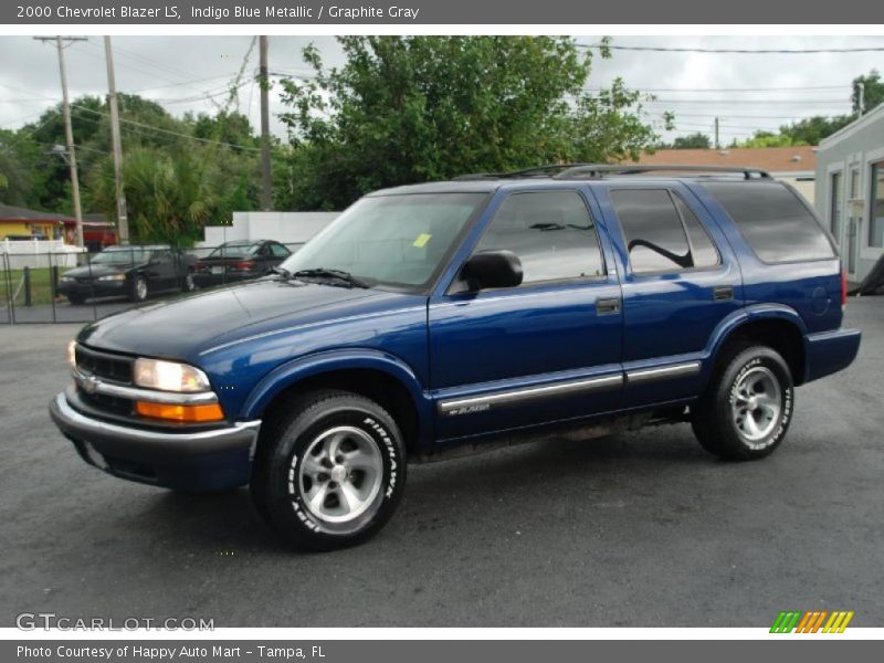 Indigo Blue Metallic / Graphite Gray 2000 Chevrolet Blazer LS