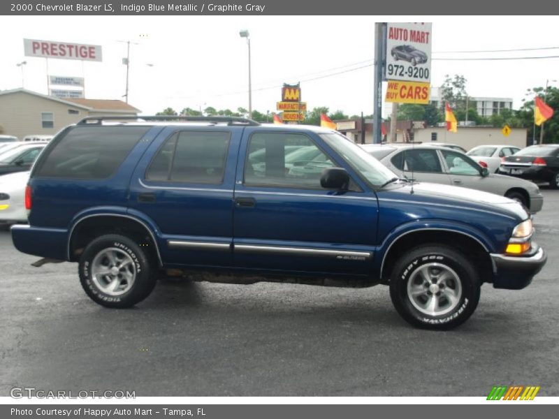 Indigo Blue Metallic / Graphite Gray 2000 Chevrolet Blazer LS