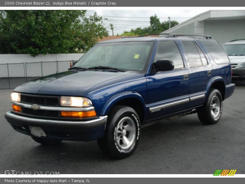 Indigo Blue Metallic / Graphite Gray 2000 Chevrolet Blazer LS