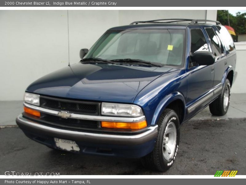 Indigo Blue Metallic / Graphite Gray 2000 Chevrolet Blazer LS