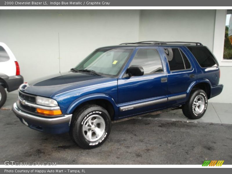 Indigo Blue Metallic / Graphite Gray 2000 Chevrolet Blazer LS