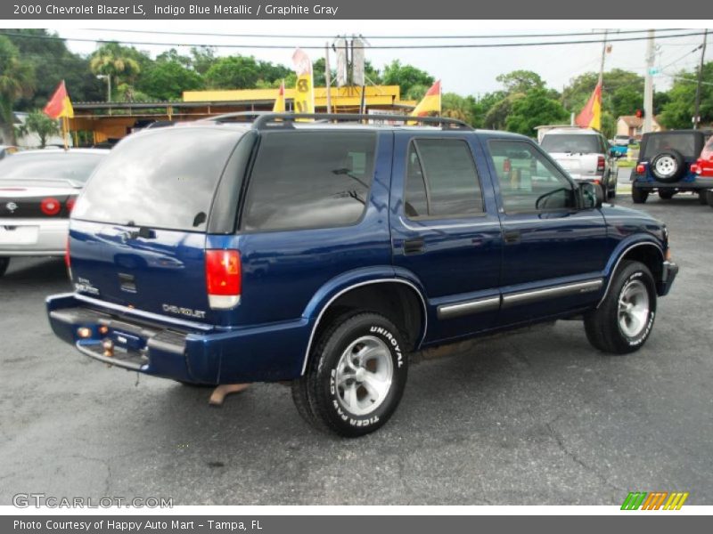 Indigo Blue Metallic / Graphite Gray 2000 Chevrolet Blazer LS