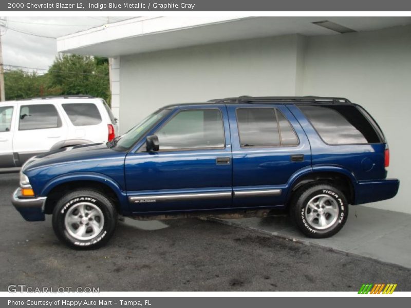 Indigo Blue Metallic / Graphite Gray 2000 Chevrolet Blazer LS