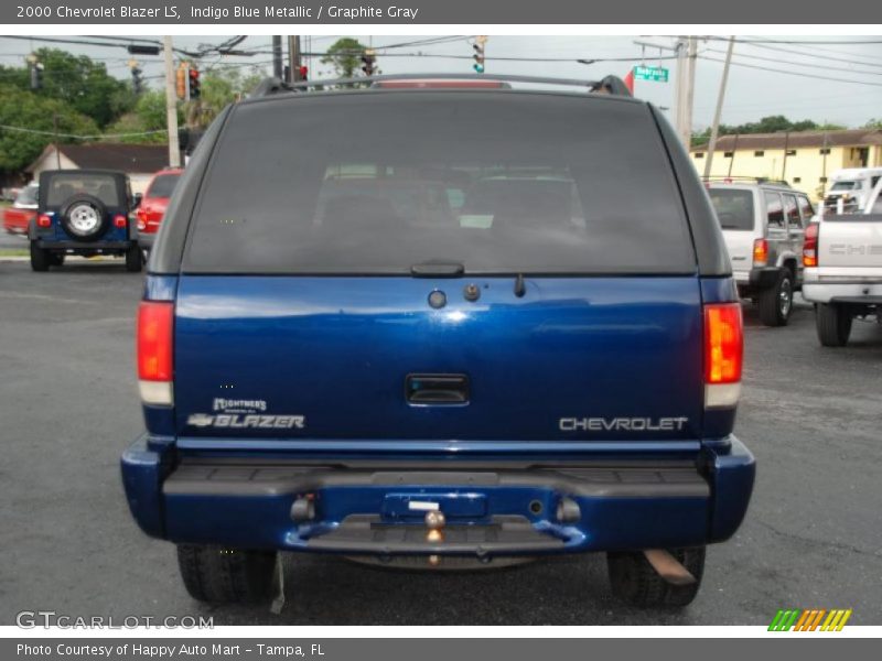 Indigo Blue Metallic / Graphite Gray 2000 Chevrolet Blazer LS