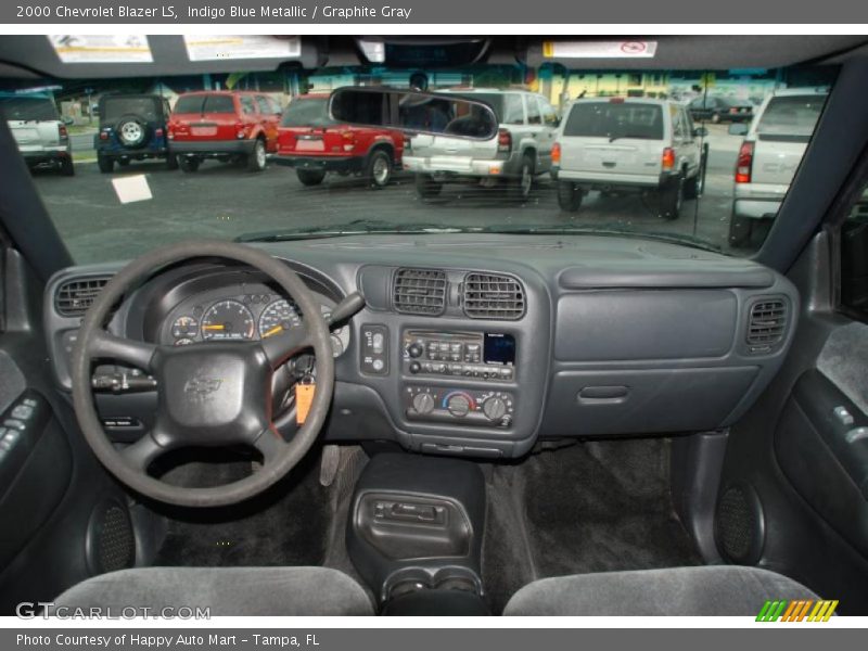 Indigo Blue Metallic / Graphite Gray 2000 Chevrolet Blazer LS