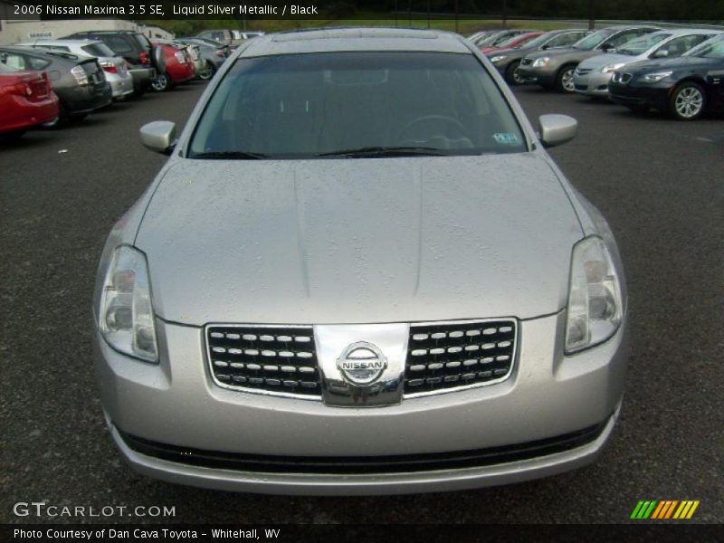 Liquid Silver Metallic / Black 2006 Nissan Maxima 3.5 SE