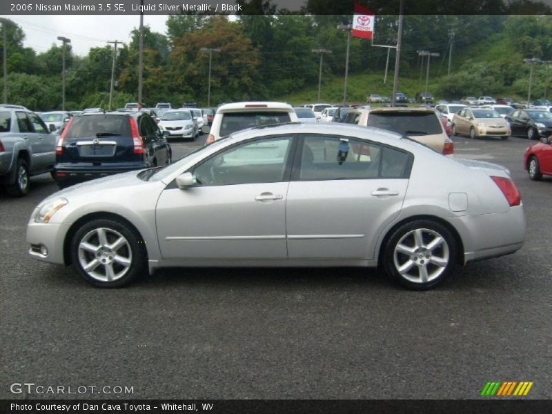 Liquid Silver Metallic / Black 2006 Nissan Maxima 3.5 SE