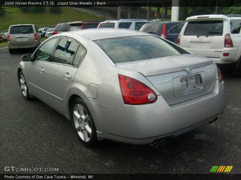 Liquid Silver Metallic / Black 2006 Nissan Maxima 3.5 SE