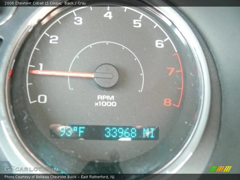 Black / Gray 2006 Chevrolet Cobalt LS Coupe